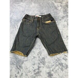 Levi’s 511 Boys Shorts Sz 12 Reg W 26 Blue Slim Fit Distressed Cotton Denim Cut
